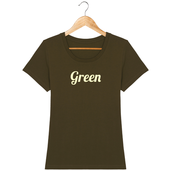 t-shirt-bio-brode-green-bottlegreen-beige_british-khaki_face